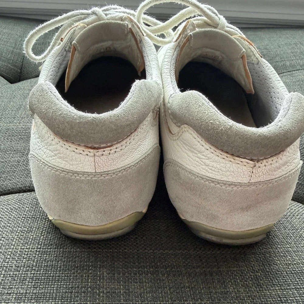 Prada Sport Sneakers Grey White Suede Leather Women’s 10.5 - Picture 10 of 11